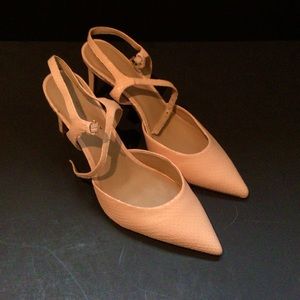 Good Condition Pink Banana Republic Heels Size 8